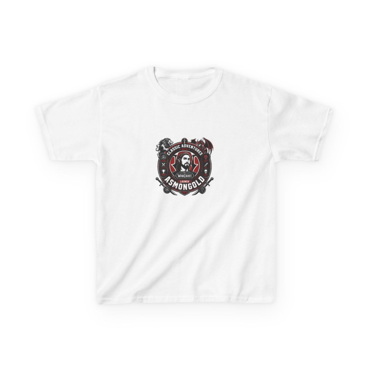Asmongold "World of Warcraft: Classic Launch" Unisex Kids Tee